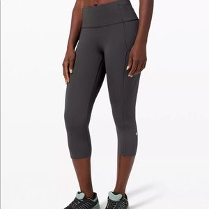 Lululemon Fast and Free High-Rise Crop 19"